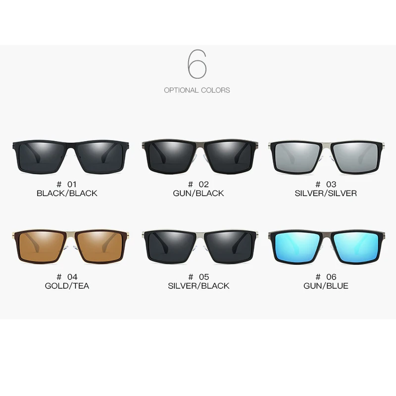 Модные солнцезащитные очки мужские винтажные поляризационные с металлической