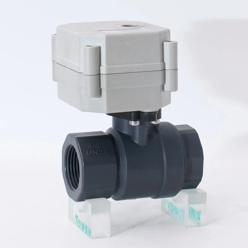 1/2 '' 1 1/4'' DN15 32 UPVC моторизованный пропорциональный шаровой клапан 4 20 мА 0 5 в 10