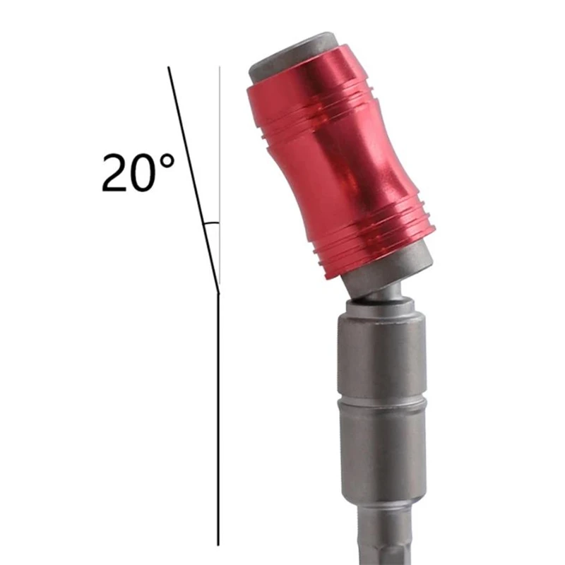 1/4'' Magnetic Screwdriver Bit Holder Adjustable Locking Screw Driver Rod Drive Guide Extensions Pivot Drill For Electric |