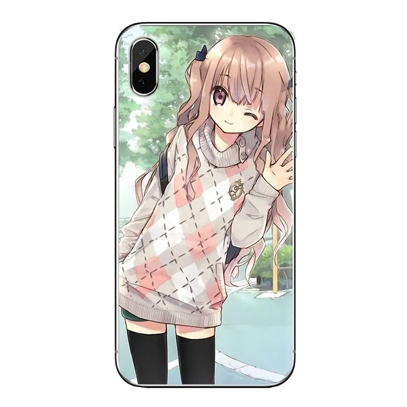 Сексуальный мультфильм аниме kawaii Девушка для samsung Galaxy S2 S3 S4 S5 MINI S6 S7 edge S8 S9 Plus Note 2 3 4
