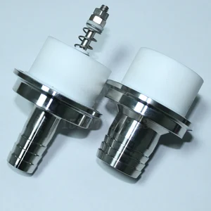 Обратный клапан и соединитель труб для 203251 мм, запасная часть для машины для розлива труб, фланец 64 мм SS304 и использование TEFE для безопасной пищевой промышленности