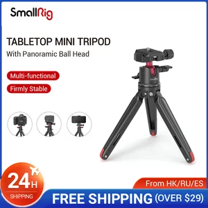 Универсальный настольный мини-штатив SmallRig с панорамной шаровой головкой для компактных зеркальных фотоаппаратовбеззеркальных камерсмартфонов штатив-2664