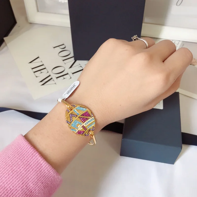 Модный шарм из стерлингового серебра копия 1:1 желтый серебряный Многоцветный