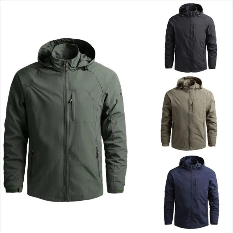

Men's Military Jacket Outdoor Clothing Windbreaker Camping Travelling Coats Male Breathable Warm Outwear Plus Size Winter Tops