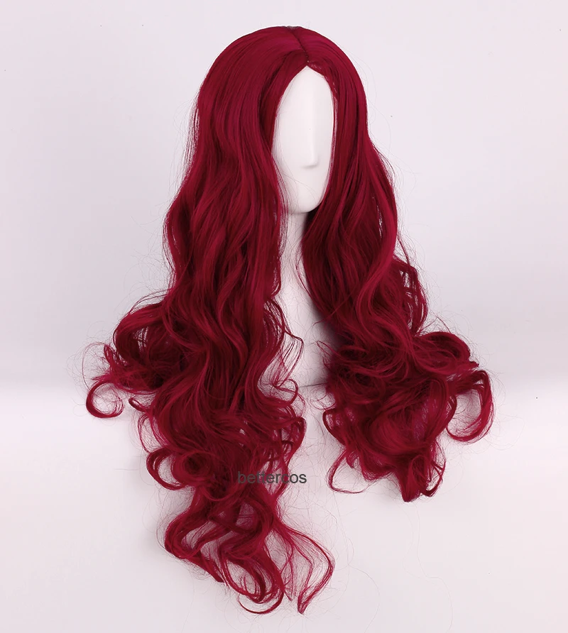 Парик для косплея ядовитого плюща длинные волнистые термостойкие синтетические