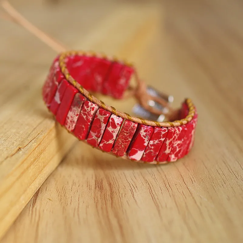 Ювелирные изделия ручной работы императорские камни трубчатые бусины чакра