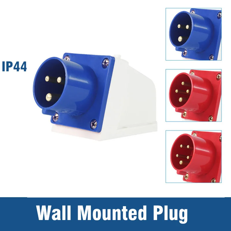 

Водонепроницаемая промышленная розетка Φ IP44 3P 4P 5P 3/4/5, Пылезащитная розетка IP67, мужская и женская розетка 16 А 32 А 63 а