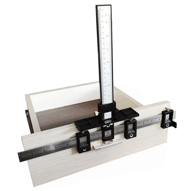 

Handle Punching Locator Multifunctional Woodworking Aids Furniture Handle Drilling and Opening Artifact