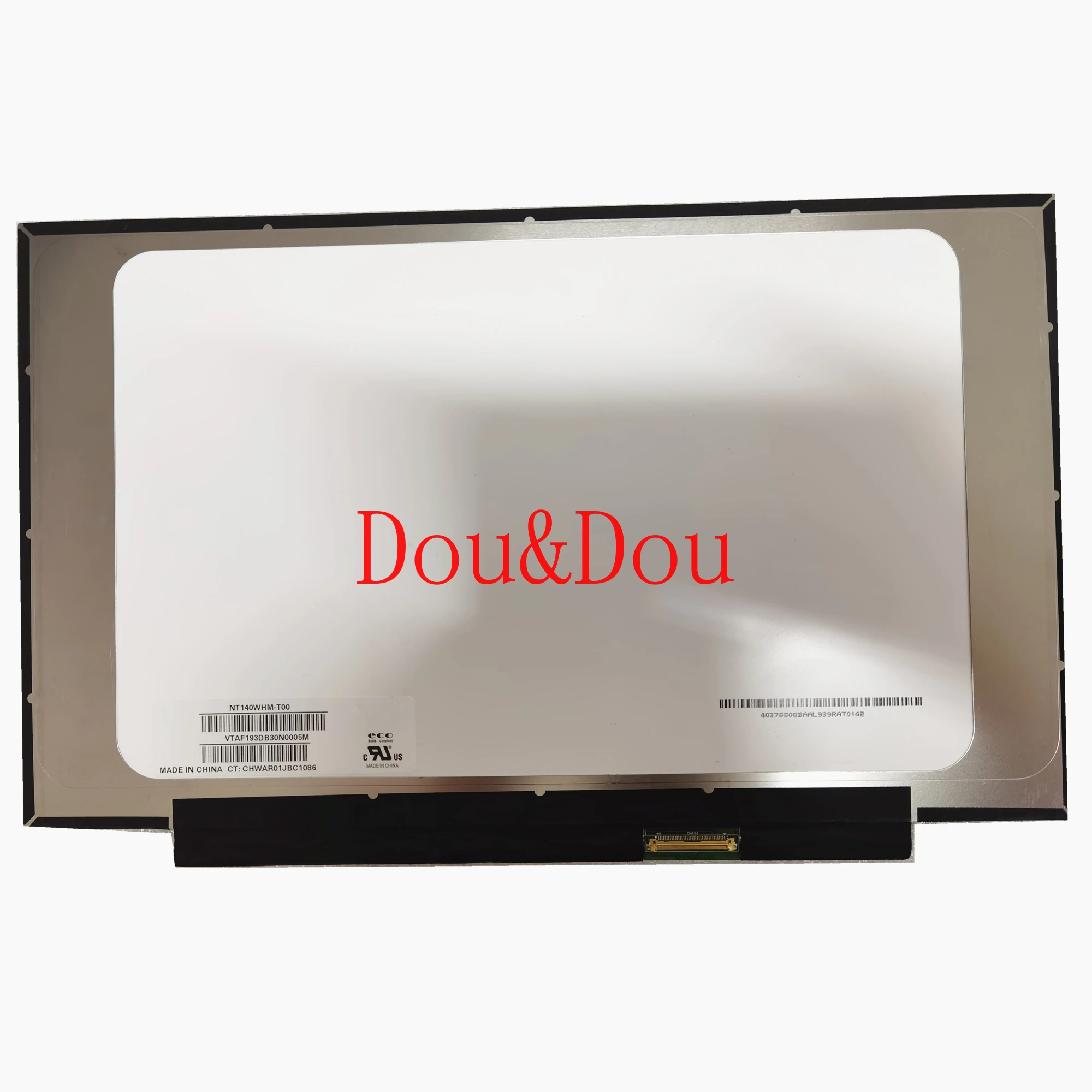 

NT140WHM-T00 B140XTK02.0 14.0" LED LCD Screen Touch Digitizer Panel Matrix Display 1366*768 EDP 40 Pins