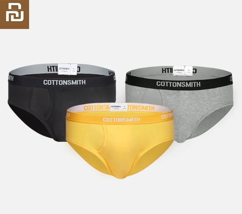 Трусы Youpin Cottonsmith мужские хлопковые быстросохнущее нижнее белье удобные дышащие