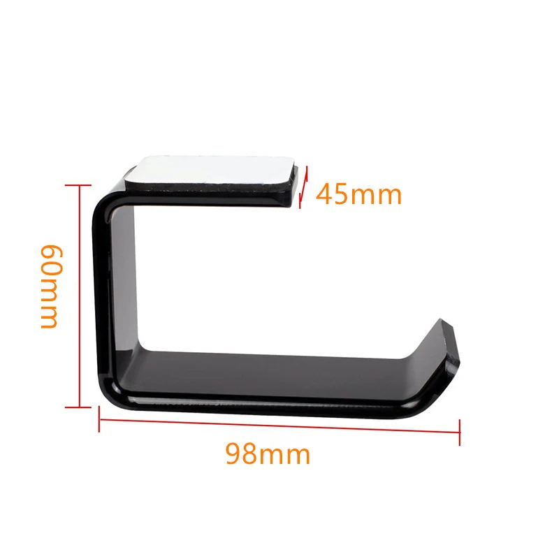 

Acrylic Headphone Bracket Wall Mounted Headset Holder Desk Display Stand Bracket Hanger Headphone
