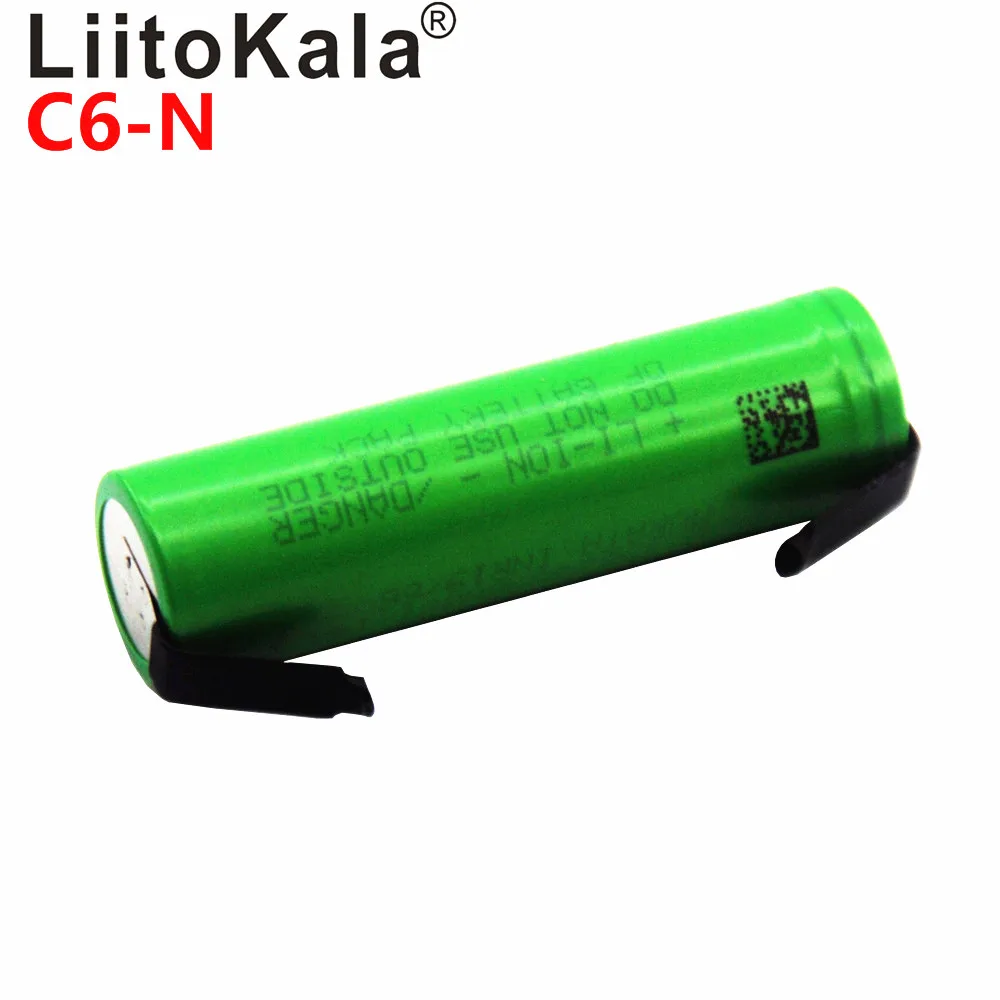 Литий-ионный аккумулятор LiitoKala VTC6 3 7 в 3000 мАч 18650 30 А разряд для инструментов US18650VTC6