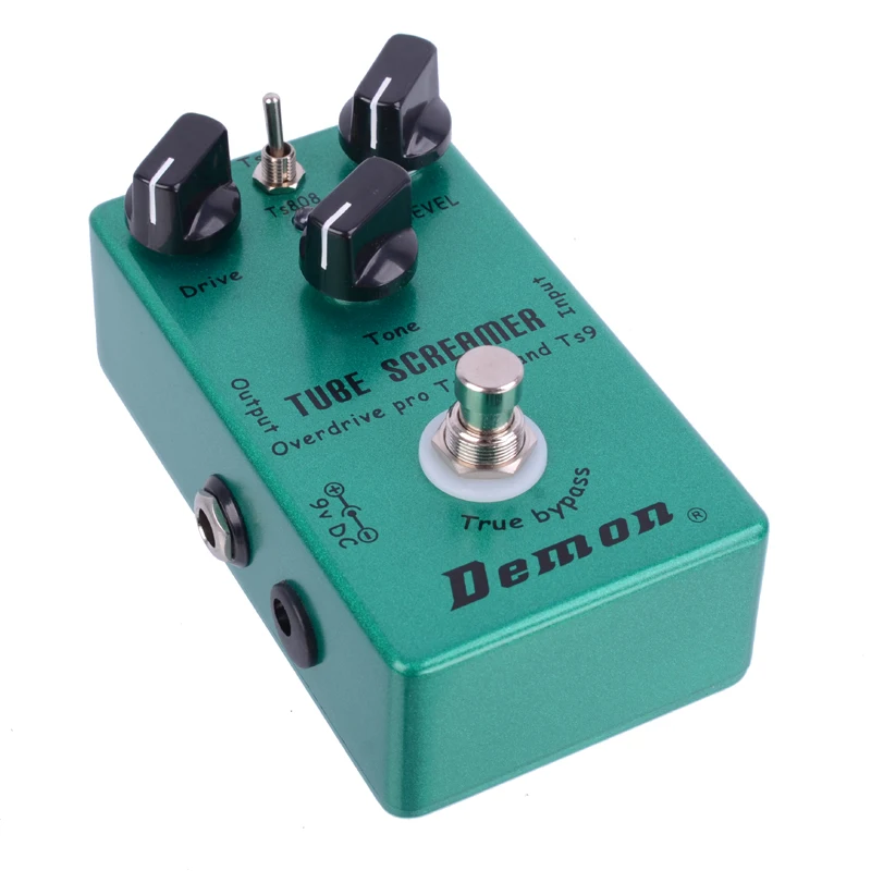Demon TS808 Tube Screamer Overdrive Pro Vintage педаль эффектов для электрогитары 2 в 1 и True Buypass | Спорт