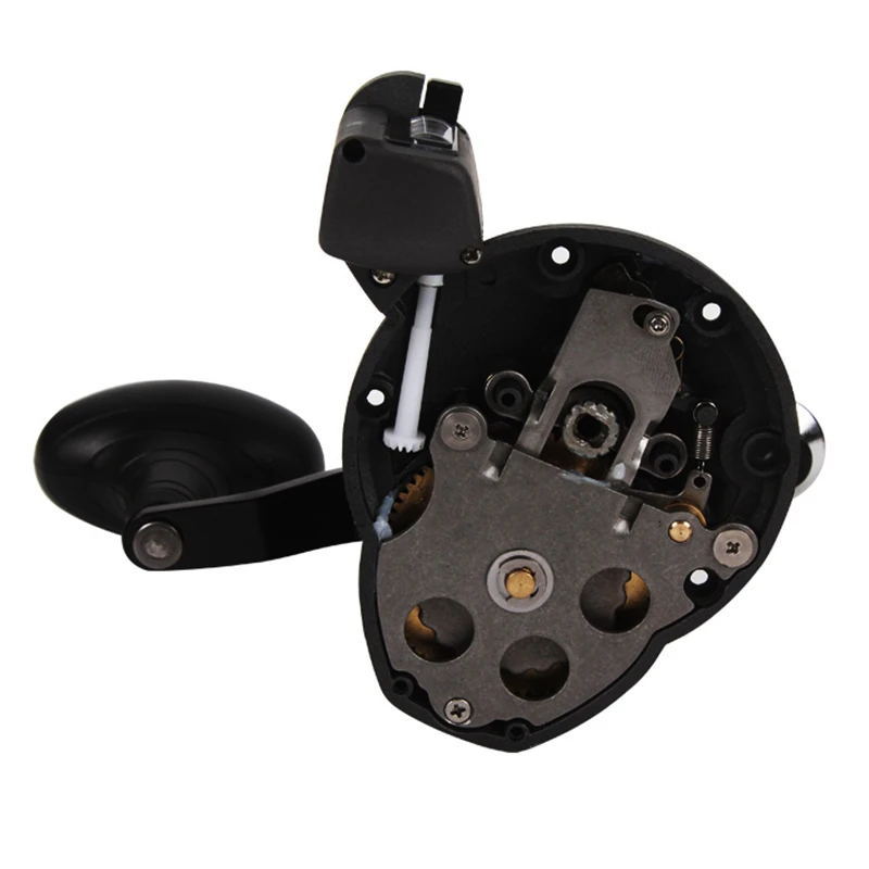 7BB цифровой Дисплей барабан катушка спиннинга для морской рыбалки литой колеса