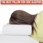 Комфортная подушка для постельного белья, подушка с эффектом восстановления формы, предназначенная для защиты головы, кубика, позвоночника, мягкая подушка для шеи, наволочка