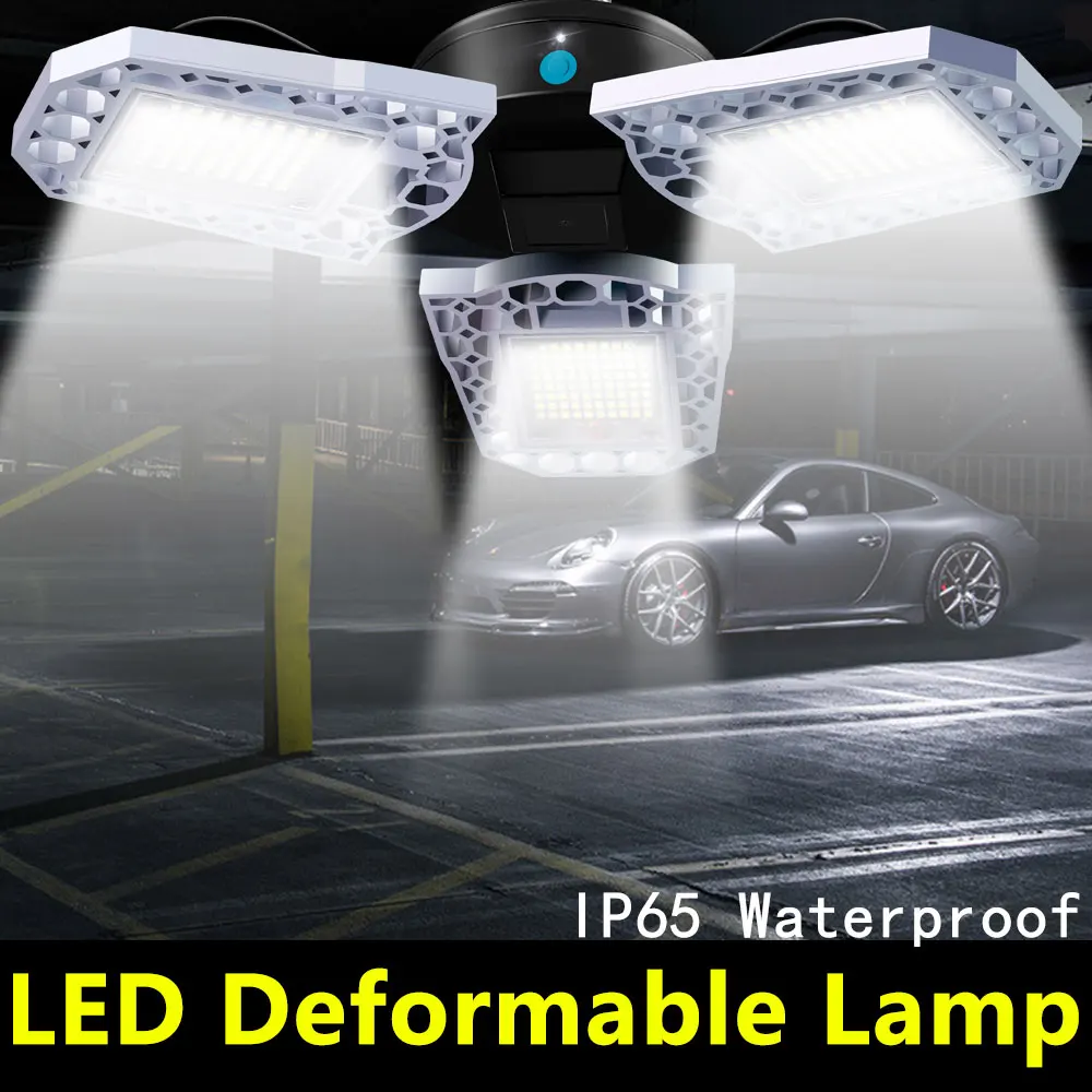 

220V Garage Light Led 110V Lamp E27 Bulb 60W 80W 100W Spot Light High Bay Bulb Industrial Lighting Ceiling Bombilla For Factory