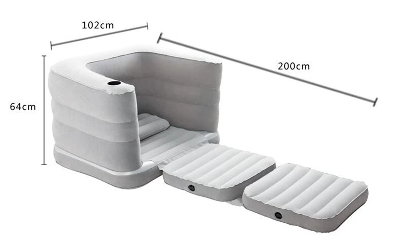 5 в 1 на открытом воздухе домашнее кемпинговое надувные один человек диван