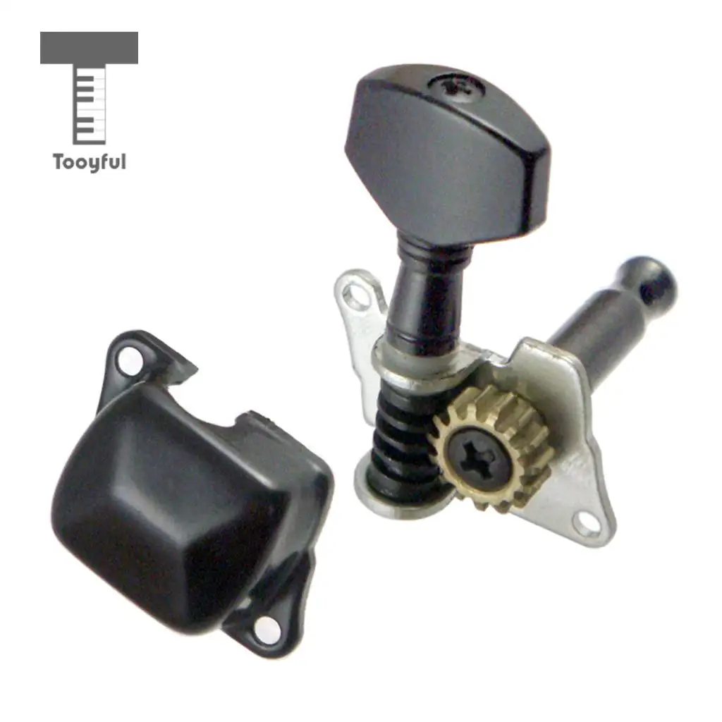 Tooyful 6 шт. полупроводниковые железные тюнинговые колышки tumers Machine Heads 6R для