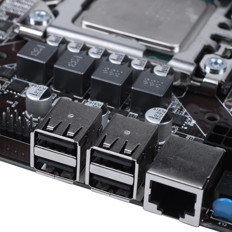 Материнская плата X58 cpu ram Combo LGA1366 материнская с Intel X5650 & 2 Ch 8G REG ECC|Материнские платы