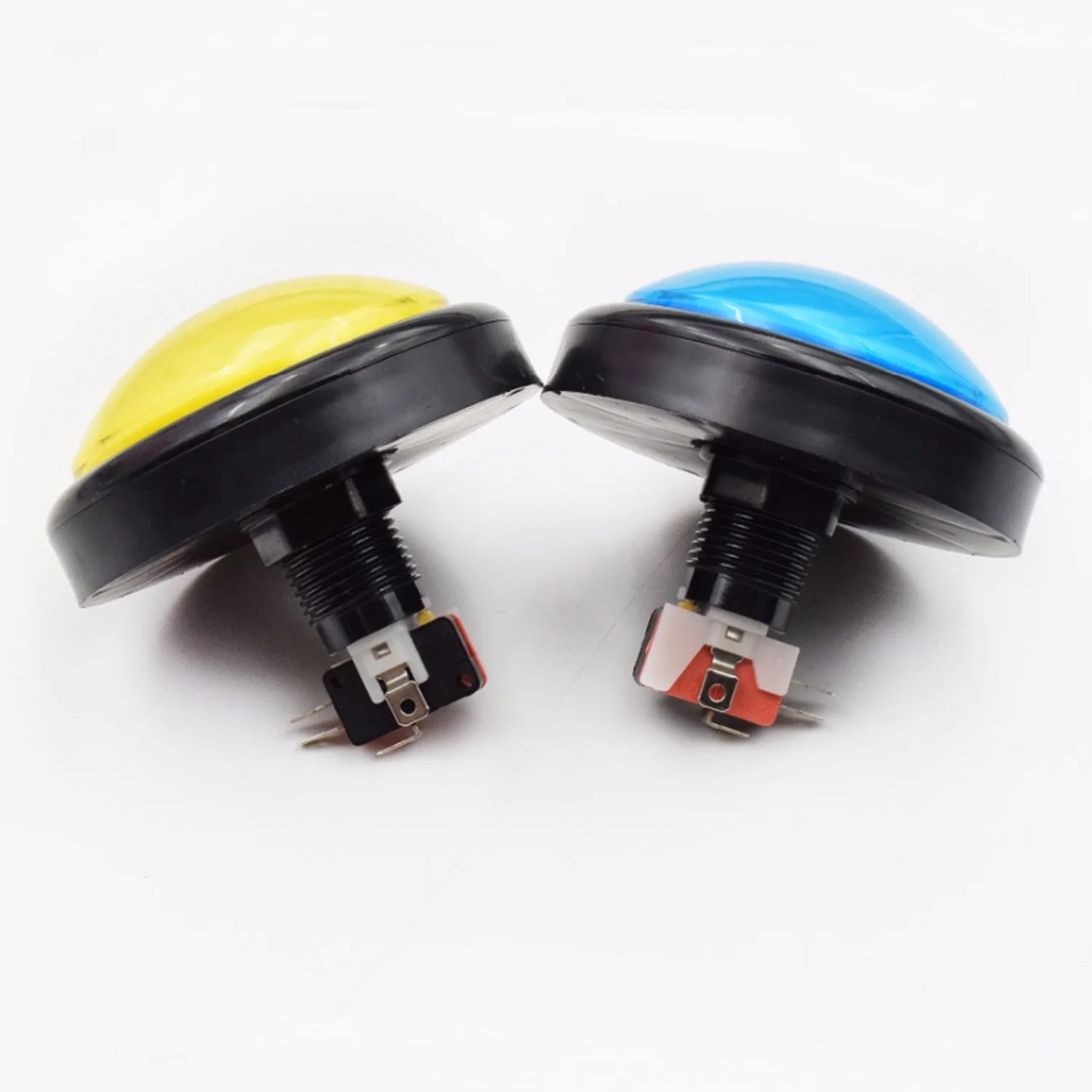 2 шт 100 мм кнопочная аркадная Кнопка светодиодный микро переключатель мгновенная