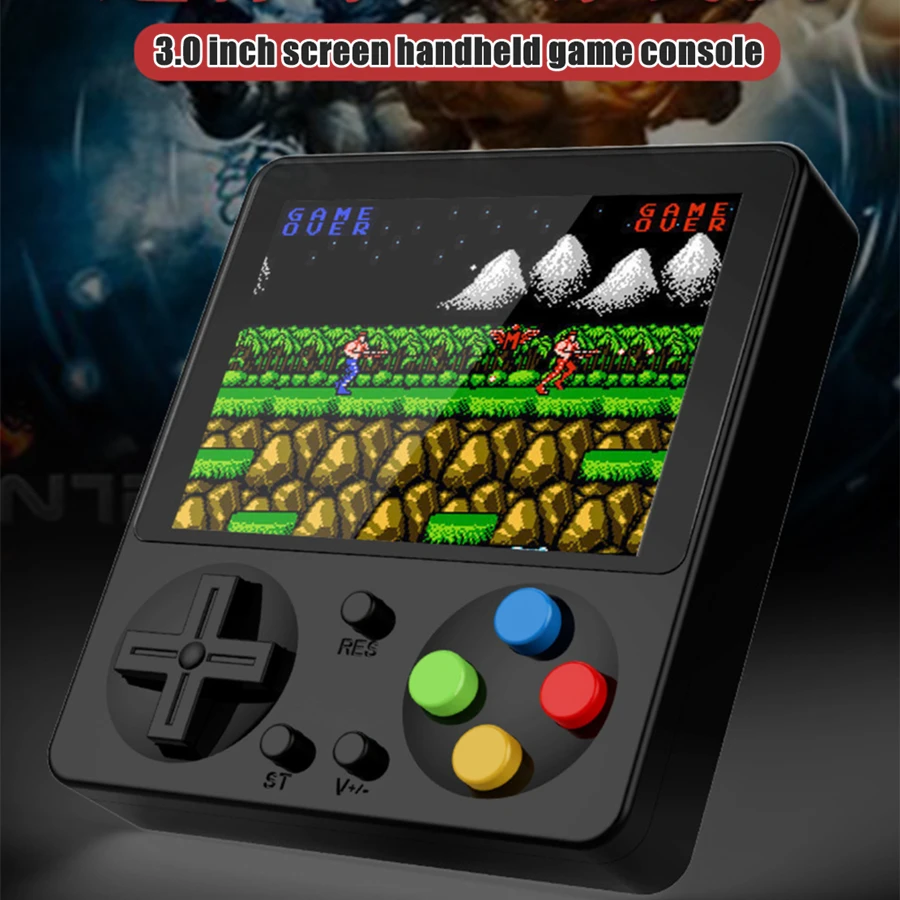 3.0inch Mini Handheld TV Game Console 8 Bit Retro Video Built-In Games AV output Gaming Player Best Gift | Электроника