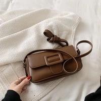 lightweight and fashionable small square bag shoulder messenger handbag 2021 new retro armpit bag western style shopping bag