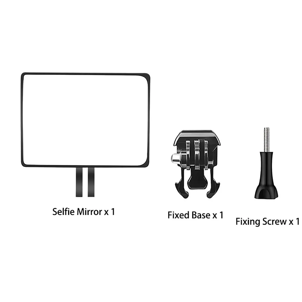 

Compact and Durable Camera Selfie Mirror Vlog Live Broadcast Selfie Mirror for Gopro Action Camera Accessories