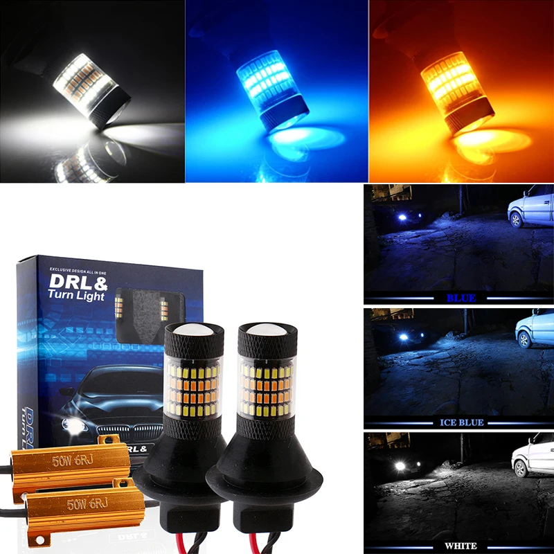 2 шт. ba15s bau15s 1156 p21w s25 7440 t20 светодиодная Автомобильная Светильник лампы w21w wy21w