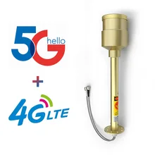5G 4G 3G Premium  antenna feed dual band 1710-2700mhz 3300-3800mhz 24 / 30dbi feedhorn long range mimo for parabolic dish grid