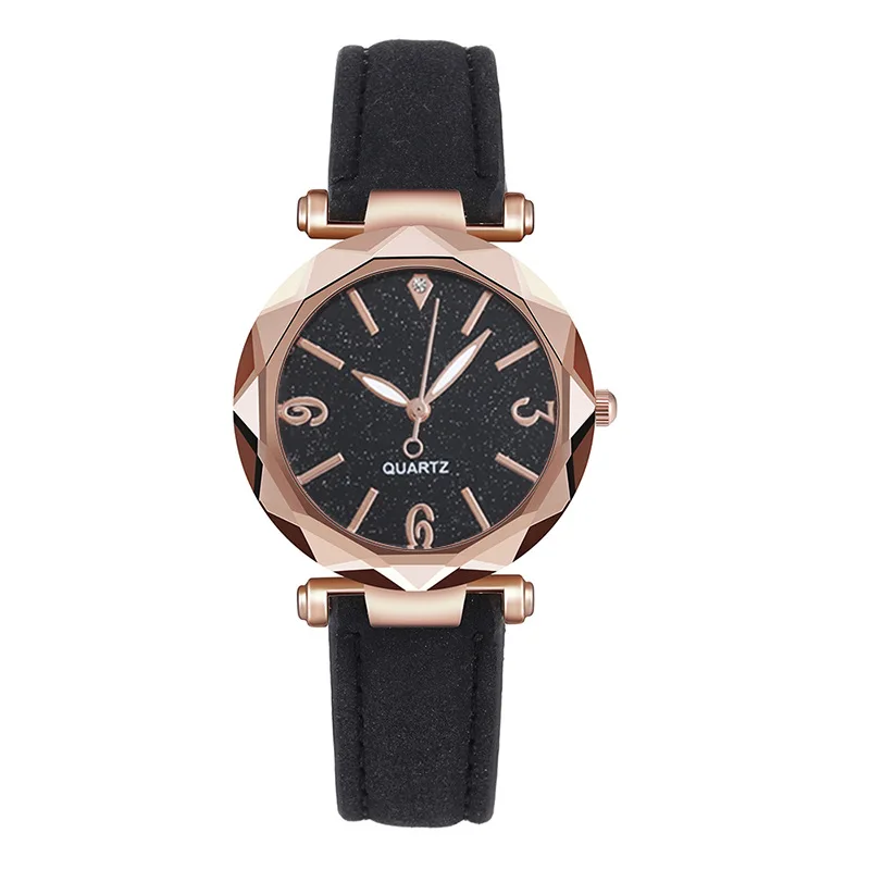 

2021 Women Watch Fashion Luxury Leisure Set Auger Leather Stainless Steel Quartz Watches Wristwatch Ladies Girls Clock Gifts