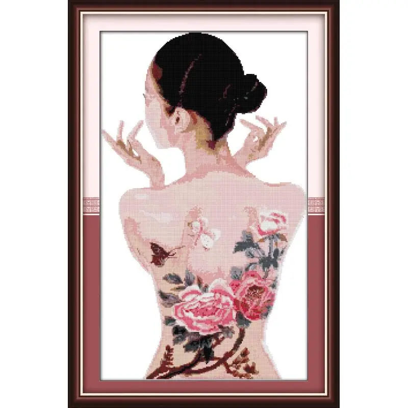 Наборы для вышивки крестиком Joy Sunday штампованные комплекты картина на теле DMC 11 &