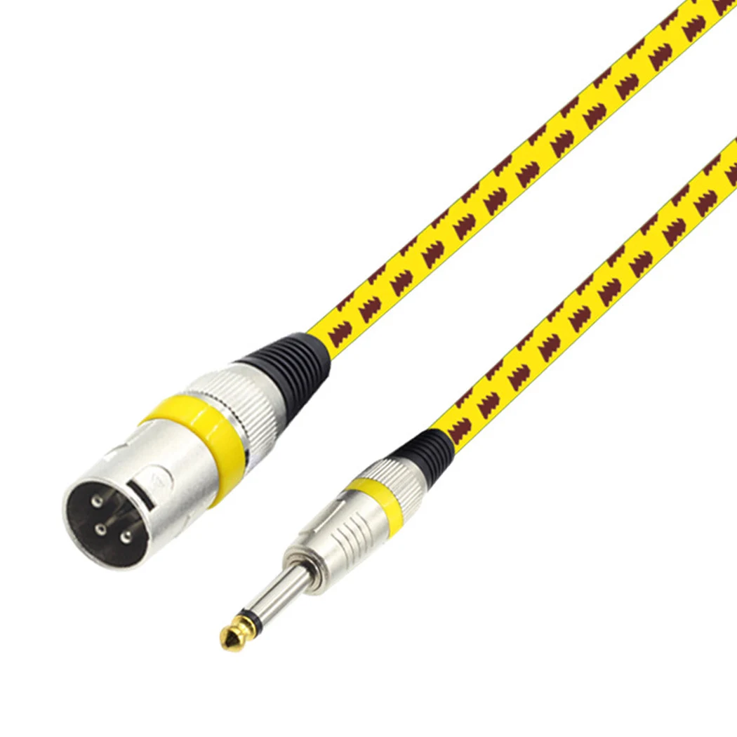 6 5 мм папа к XLR 3 pin аудио кабель 35 микрофон подключен усилителю