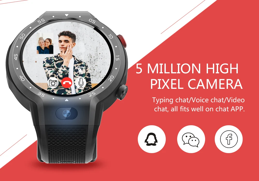 4G Smartwatch телефон Android 7.1.1 1 Гб+ 16 Гб Шагомер фитнес трекер Поддержка gps Wi-Fi сердечного ритма Bluetooth Smartwatch