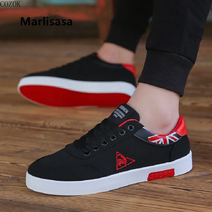 

students Marlisasa Chaussures Pour Hommes Male Fashion High Quality Lace Up Shoes Men Casual Spring Shoes Autumn Anti Skid Shoes