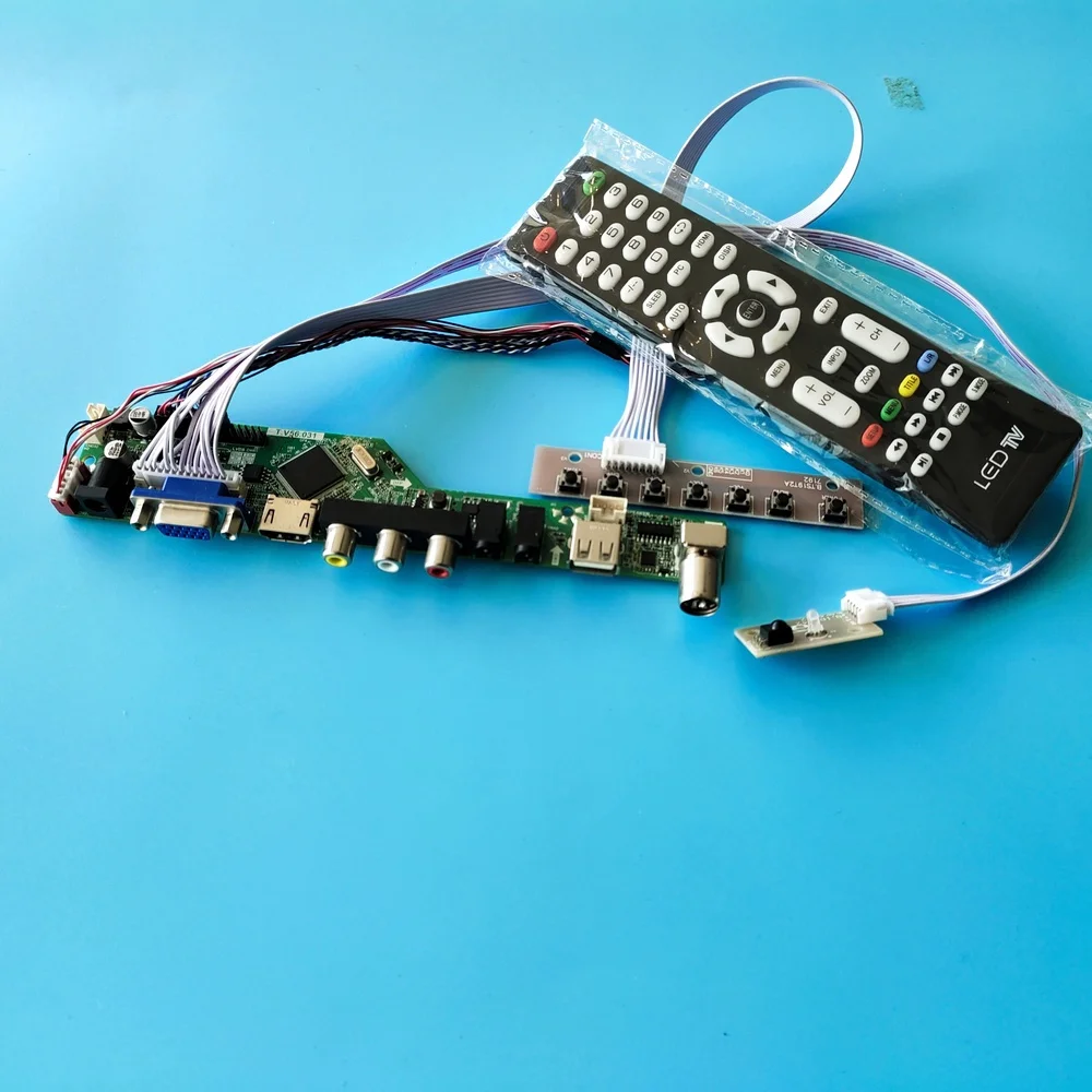 

Kit for LP141WX5-TLP3/TLB1/TLA1 1280x800 TV 40pin AV LED VGA Panel USB HDMI-compatible Controller Doard LCD Audio Remote 14.1"