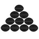 20 шт. овальные черные ботинки для ремонта обуви, носочки, метчики, нейлоновые протекторы для предотвращения