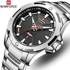 Мужские часы NAVIFORCE Топ люксовый бренд аналоговые часы мужские из нержавеющей стали водонепроницаемые кварцевые наручные часы Дата Relogio Masculino