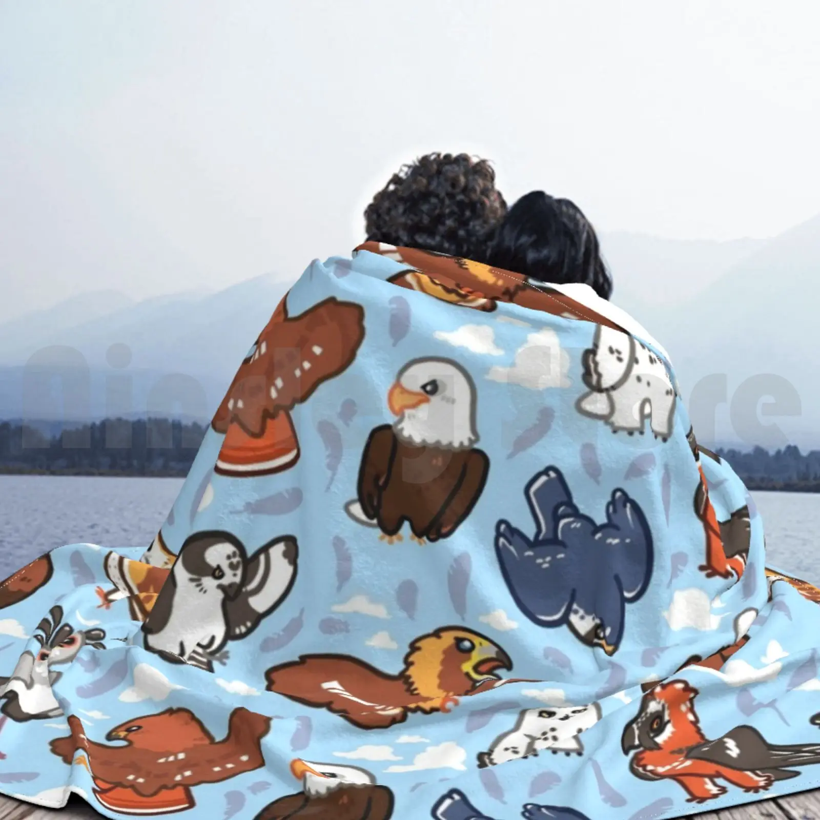 Птицы добычи одеяло супер мягкие теплые птицы тонкие Borb Raptor секретаря Bird Hawk Eagle