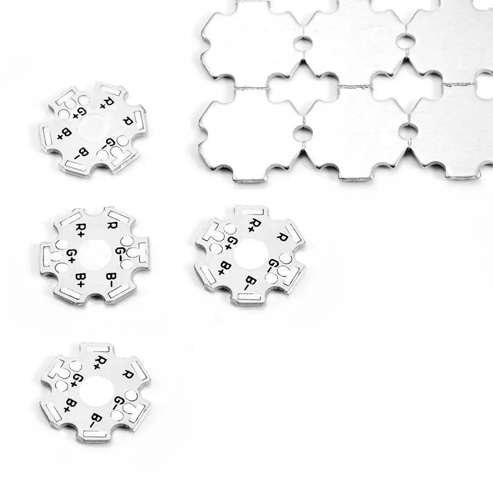 1 Вт 3 5 LED теплоотвод алюминиевая Базовая пластина панель печатная плата 20 мм