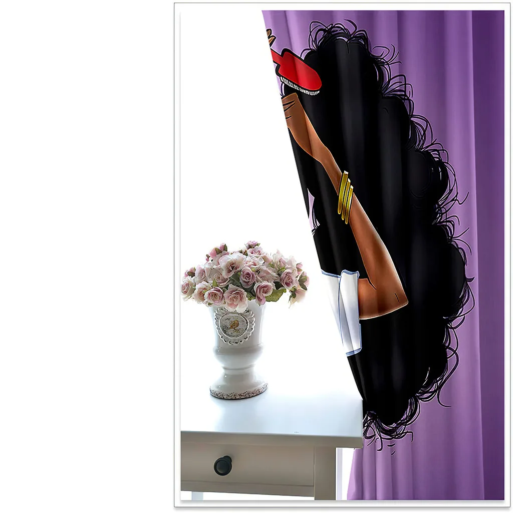 

Luxury Blackout 3D Window Curtains For Living Room Bedroom beautiful girl curtains 3D Window Curtain For Living Room
