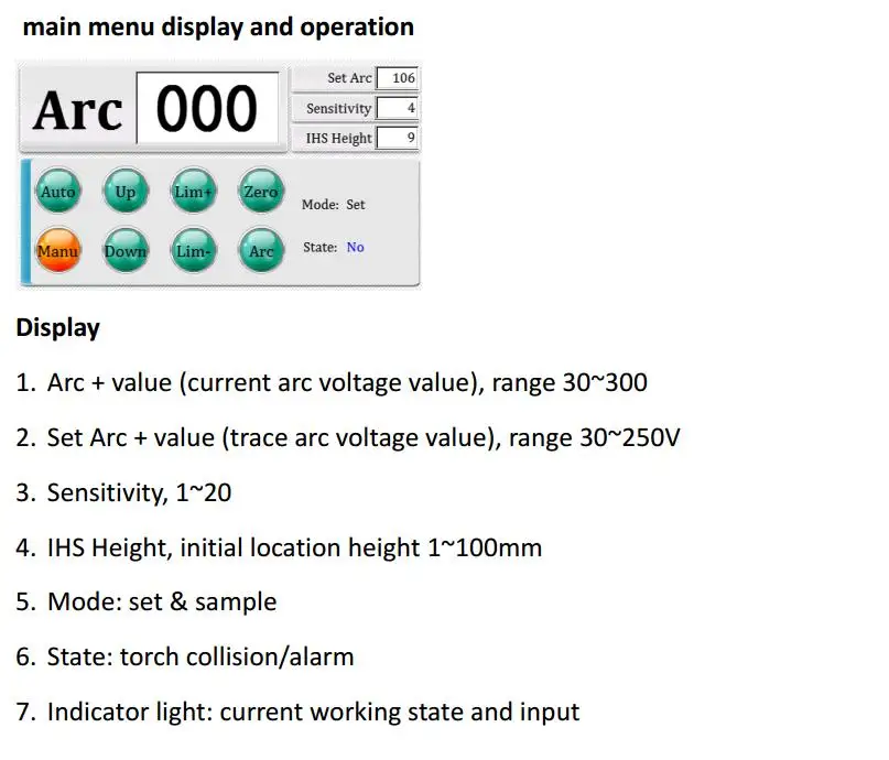 Автоматическая Напряжение дуги плазменный фонарь Высота контроллер для станок