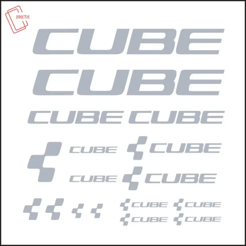 CUBE раме велосипеда наклейки на ногти езда велосипеде мягкие сделай сам украшения