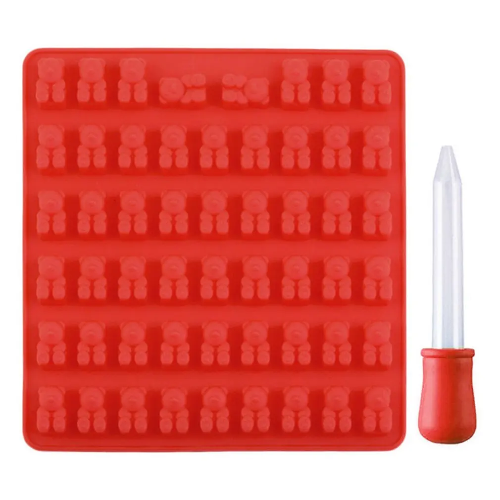 Силиконовая форма Gummy медведя из мультфильма желе Торт Конфеты ледяные подносы