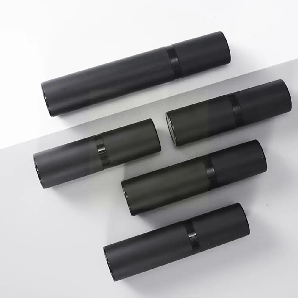 

15/30/50ml Plastic Pump Bottle Vacuum Pump Bottle Travel Bottling Airless Spray Bottle Container Lightproof Black Lotion G3B3