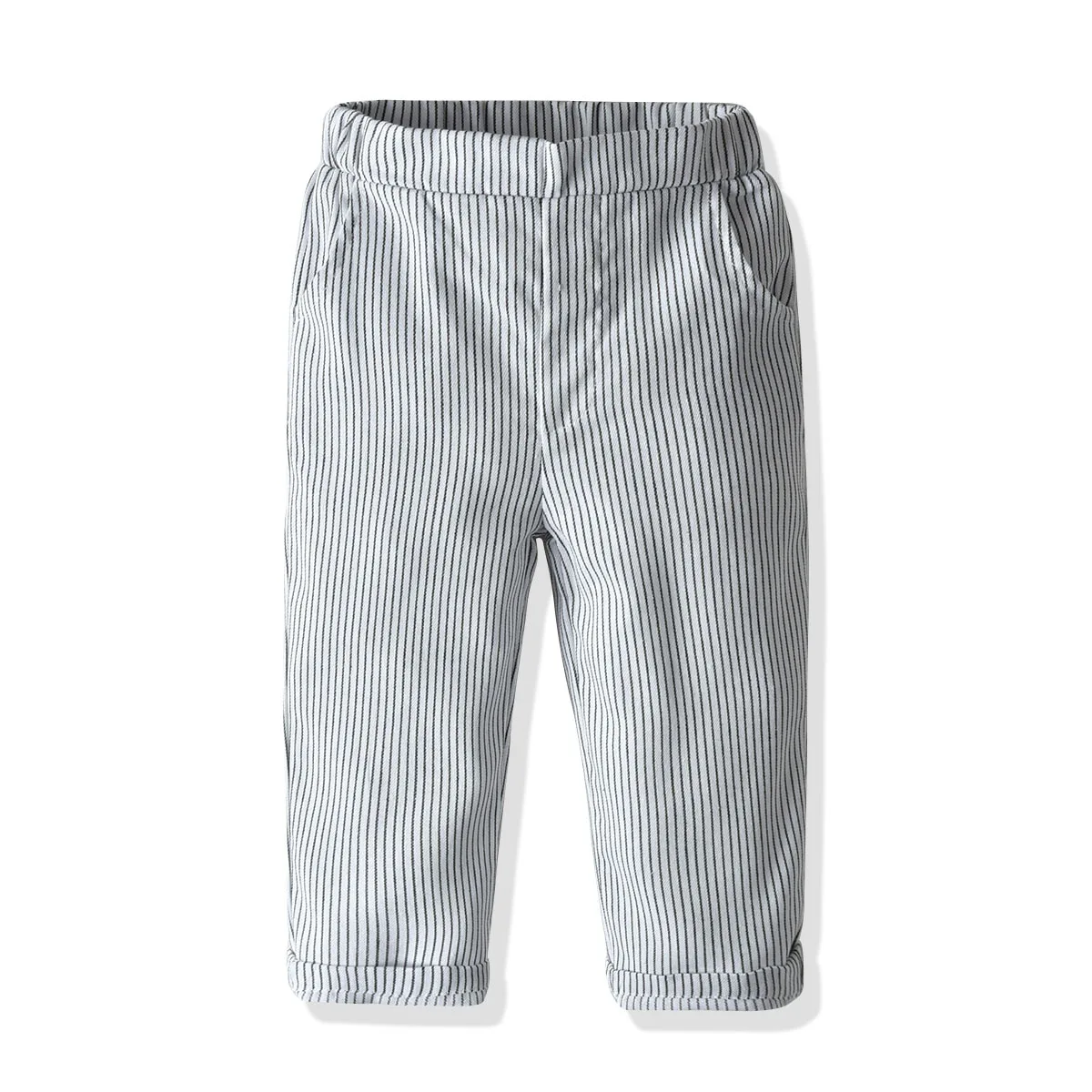 

Boys Long-Sleeved Shirt+Vest+Trousers Gentleman Bow Tie Suit Children's Baby Birthday Party Dress Formal Wear