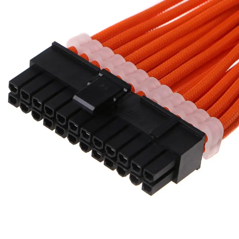 

1Set 30/40cm A-TX Basic Extension Cable PC GPU CPU Power Supply Wire Computer Connectors 24-PIN 8-PIN 6PIN 4+4PIN