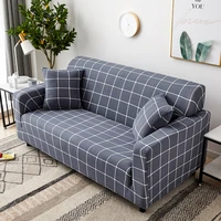 geometry plaid sofa cover slipcovers stretch sofa covers for living room elastic couch chair cover sofa towel 1234 seater