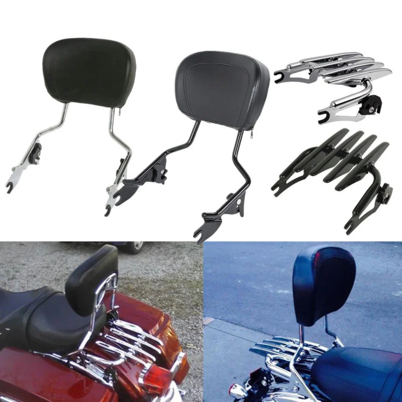 

Detachable backrest for motorcycle, detachable backrest for glider flhr flhx flht 09-20 above