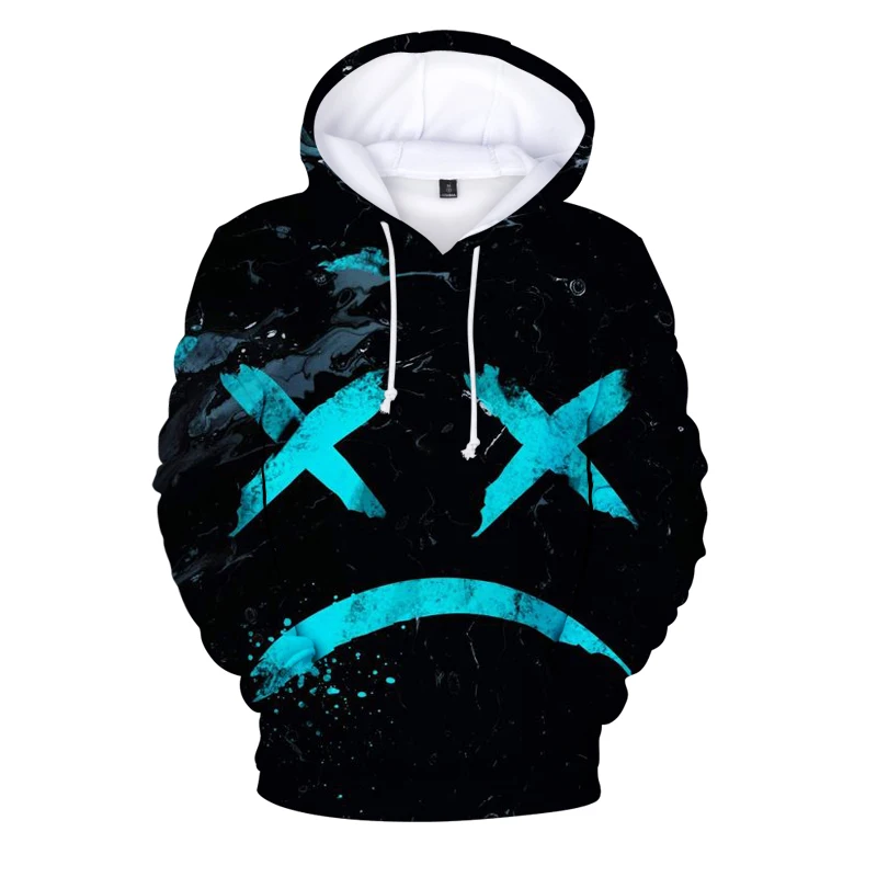 

Hoody Sad Face Printing New Autumn Man 3d Hoodies Sweatshirts Big Size Harajuku Men Sweatshirt Street Fashion Punk Mens Pullover