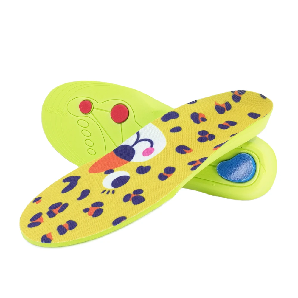 Легкие спортивные ортопедические стельки для обуви детской стопы